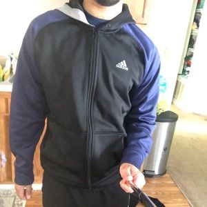 Adidas mens Climawarm Hoodie (M)